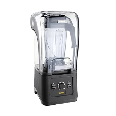Image de Buffalo Blender professionnel puissant 1,68 kW avec capot d&#039;insonorisation 2,5 litres, Plastique sans BPA, Moteur à vitesse variable, DR825
