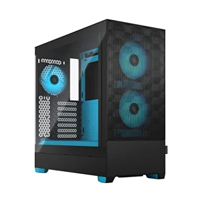 Image de Fractal Design Pop Air RGB Cyan Core Tempered Glass Clear Tint