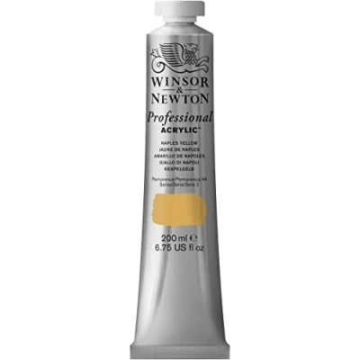 Image de Winsor &amp; Newton Professional Acrylique Tube 200ml 422 Jaune de Naples