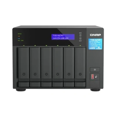 Image de NAS QNAP 6 baies i512400 6c/12 thread Gigabit Ethernet RAID 0