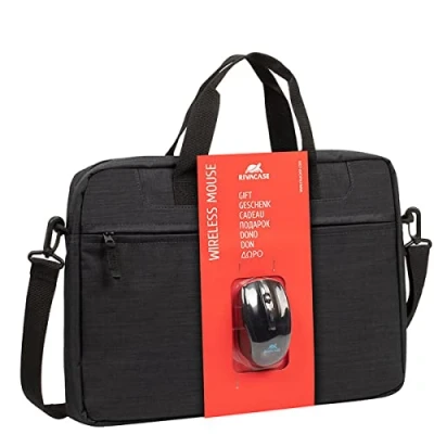 Image de Housse pour ordinateur portable Rivacase Bundle Noir 15&quot;