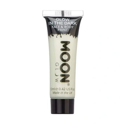 Image de Moon Glow Peinture Phosphorescente pour le visage et corps Charge to Glow, Invisible, 12 ml (lot de 1)