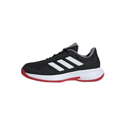 Image de adidas Gamecourt Lite Baskets unisexes, vert Spark/Core Black/Semi Green Spark, 39 1/3 EU