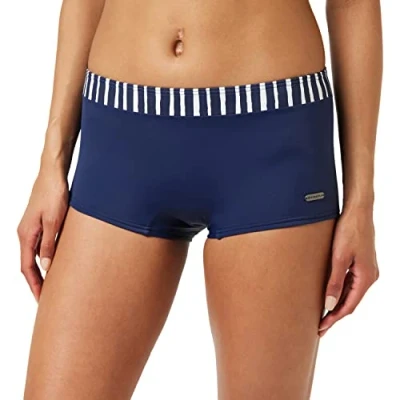 Image de Firefly Moon Maillot de Bain, Bleu Marine/Fleur, 46 Femme