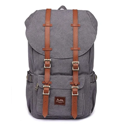 Image de KAUKKO Sac à Dos Loisir Compartiment pour 15&quot; Ordinateur Portable 22 Litres Gris.