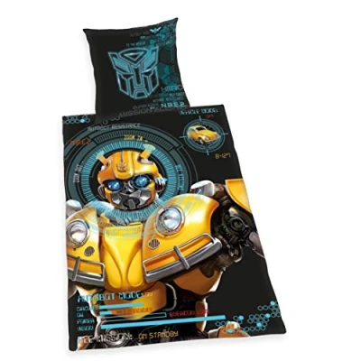 Image de Herding TRANSFORMERS Parure de Lit Réversible, Housse Couette 135 x 200 cm, Taie d&#039;Oreiller 80 Coton/Renforcé