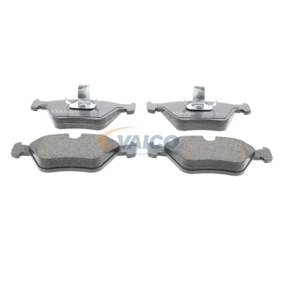Image de VAICO V20 8100 Jeu de plaquettes frein Q+, Première Monte Essieu avant préparé pour indicateur d&#039;usure, contact signal d&#039;usure exclu