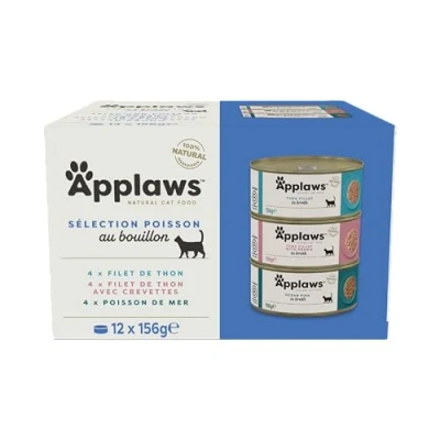 Image de Applaws nourriture humide Multipack Variété de poisson 12 x 156 gr.