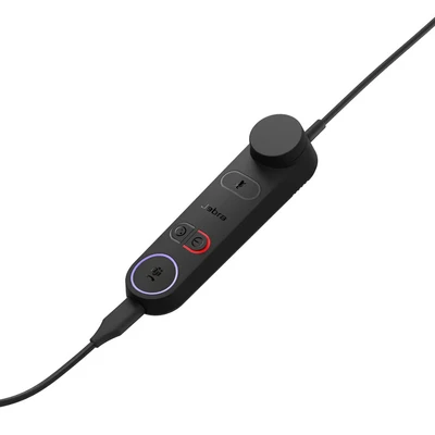 Image de Jabra Engage 50 II Unité de contrôle d’appel Link avec câble USB A pour micro casque II, mono &amp; stéréo C Certifié MS Teams, fonctionne toutes les plateformes Noir