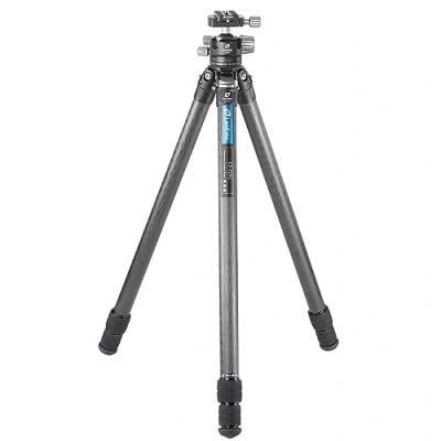 Image de Leofoto Ranger Trépied en Carbone avec rotule Système Twist Lock Idéal pour la macrophotographie LS 323C+LH 40