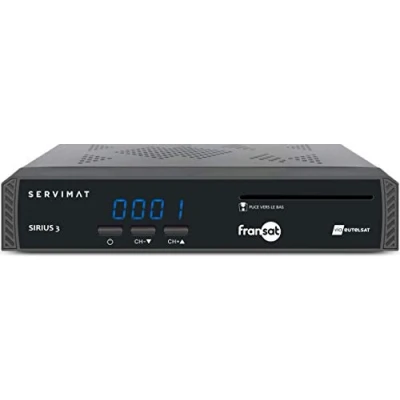 Image de Servimat Décodeur Satellite Fransat HD SIRIUS3 Noir