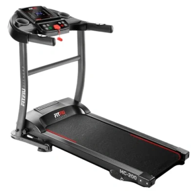 Image de Tapis de course pliable MC 200 14km/h 40x110cm 12 programmes d&#039;entraînement 90kg 1500W FITFIU Fitness