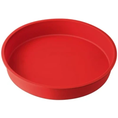 Image de Dr. Oetker 1267 moule a gateau rond en silicone de 26 cm, rond, gâteau Silicone, à manqué, Rouge, cm