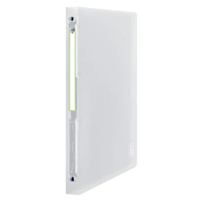 Image de OXFORD Classeur 2nd Life A4 Dos 20mm 4 Anneaux Ronds Couverture Polypro Incolore