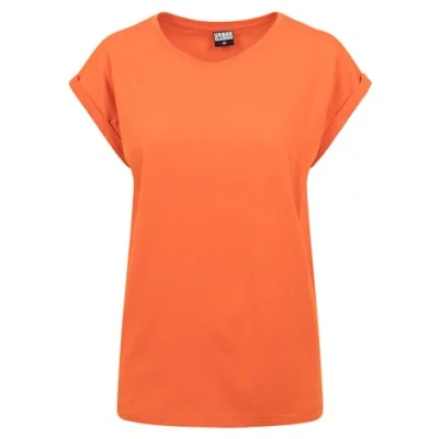 Image de Urban Classics Extended Shoulder Tshirt basique, Femme, Taille: 4XL, Rustorange