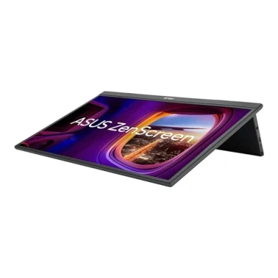 Image de ASUS ZenScreen MB17AHG Moniteur USB portable 17,3&quot; Full HD 1920 x 1080, type C, HDMI, rotation automatique, design léger, kickstand, socle trépied Panneau IPS, 144 Hz, FreeSync, 16:9, antireflet