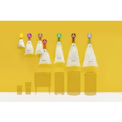 Image de Brabantia Lot de 10 sacs poubelle PerfectFit, extra solides, résistants aux déchirures, code a