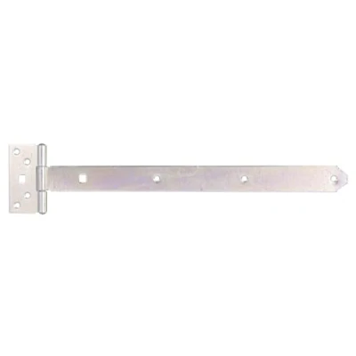 Image de Alberts 310813 penture anglaise avec goupille rivetée passivée 393,5 x 34 mm charnière 92 44