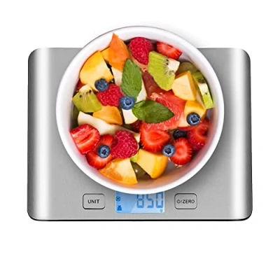 Image de himaly Balance de Cuisine, Précision, Capteur Haute Définition, Unité Pesage 1g/0.1oz, Conversion Liquide, Arrêt Automatique d&#039;affichage à Cristaux Liquides