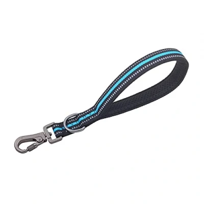 Image de DONGKER Laisse Courte pour Chien,Laisse Chien avec Poignée Rembourrée Robuste Contrôle de Formation Chiens Grande et Moyenne Longueur 32 Cm,Largeur 2,5 Cm