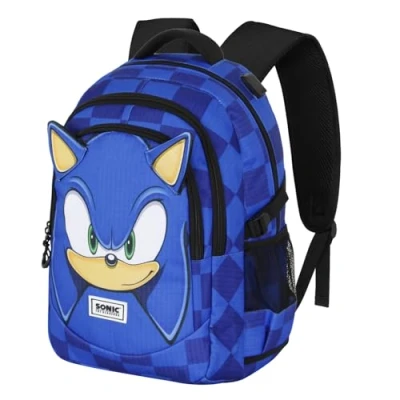 Image de Karactermania Sonic THE Hedgehog SEGA Sight PLUS Running Sac à dos pour enfants, Taille: One Size, Azul