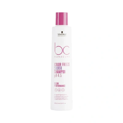 Image de Schwarzkopf Shampooing BonaCure Clean Performance Color Freeze Silver Shampoo pH 4.5