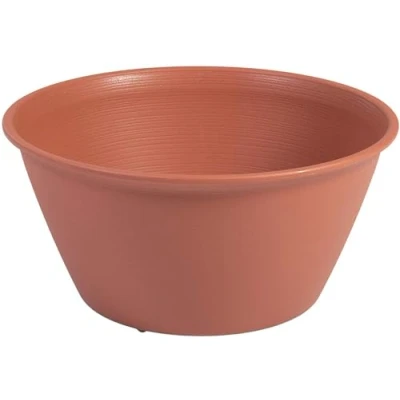 Image de Iris Ohyama, Pot pour plantes Jardinière ronde avec système de drainage/réservation l&#039;eau le jardinage Round Plant 360, Marron