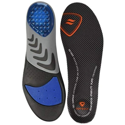 Image de Sof Sole Airr Semelles Orthopédiques Régulation de l&#039;humidité COOLMAX, capsules d&#039;air SKYDEX, coussin en gel à l&#039;avant pied, plaque nylon renforcée pour stabilité
