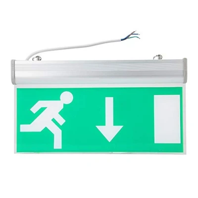 Image de lumière de signe sortie secours LED, Évasion Sécurité Évacuation Indicateur Haute luminosité Panneau d&#039;indication sortie/de éclairage Détectiondes Pannes