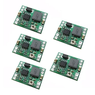 Image de DollaTek 5Pcs MP1584EN ultra petit DC 3A Step Down Module réglable Buck Converter 24V à 12V 9V 5V 3V pour Arduino