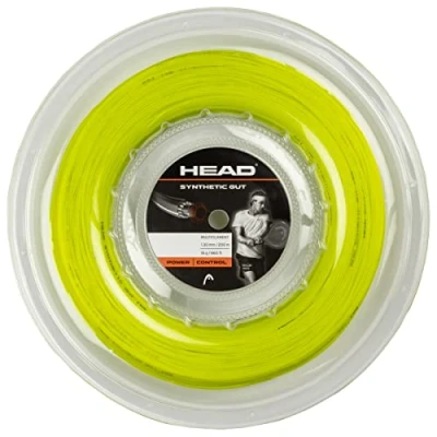 Image de HEAD Corde de Tennis synthétique avec Bobine 200 m, Calibre 16, Jaune