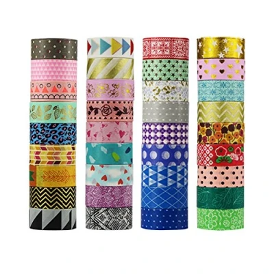 Image de UOOOM Multi pattern Washi tape Ruban Adhésif Papier Décoratif Masking Scrapbooking (30 modéles)