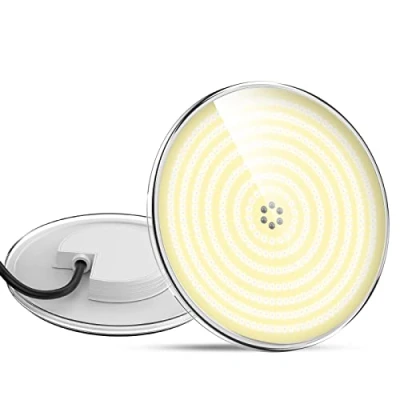 Image de LyLmLe Projecteur Piscine LED Remplie de Résine,35W Lampe PAR56(équivalent Ampoule halogène 300W), Spot LED, 2800lm, Angle Faisceau 140 , IP68 étanche, 12V AC/DC,3000K