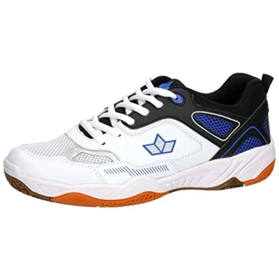 Image de Lico Mixte Sprint Indoor Chaussure de Terrain intrieur, Blanc/Noir/Bleu, 38 EU