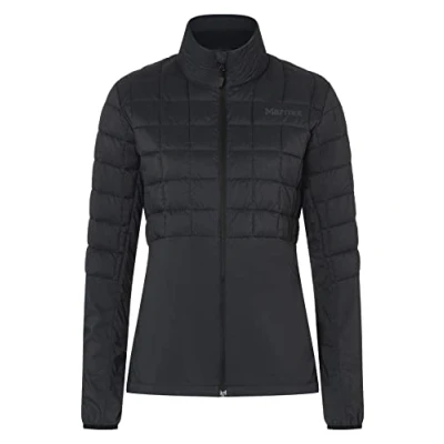 Image de Marmot Femme Wm&#039;s Echo Featherless Hybrid, veste de randonnée chaude, fonctionnelle déperlante, manteau matelassé doublé, résistante au vent, Black, S