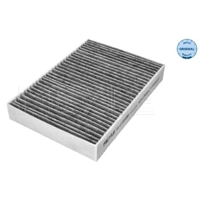 Image de MEYLE 53 12 320 0003 Filtre d&#039;habitacle avec action absorbant les odeurs, à charbon actif, Cartouche filtrante 272 195 42