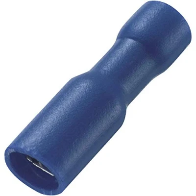 Image de Cosse cylindrique femelle TRU COMPONENTS FRD2 156 738995 1.50 mm² 2.50 Ø de la broche: 4 mm entièrement isolé bleu 100 pc(s)
