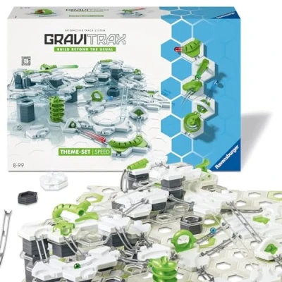 Image de Ravensburger Gravitrax Starter Set Speed 185 pièces Circuit de billes Jeu construction créatif Parcours à construire Dès 8 ans Version française 22428