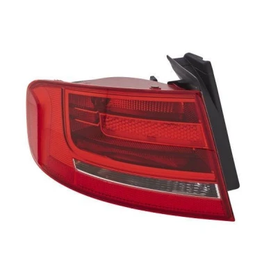 Image de HELLA 2VA 009 686 091 Feu arrière gauche Partie extérieure P21W 12 Rouge avec ampoule, porte lampe AUDI: A4 B8 Berline