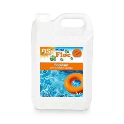 Image de BSI Floculant Liquide Pour amalgamer la pollution organique Piscine Micro Floc 5L, Translucide