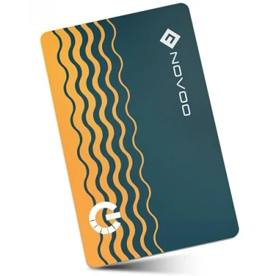 Image de NOVOO Localisation d&#039;articles Air Tag 1,6 mm Mince 6 Ans Traceur Carte Compatible avec App Localiser (iOS Uniquement), Bluetooth Traqueur pour Portefeuille, Étiquette de Bagage, Passeport