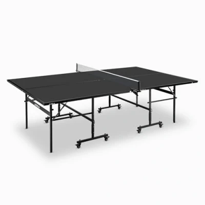 Image de JOOLA Table de Tennis Professionnelle Black 13i, ping Pong d&#039;intérieur châssis Pliable Montage Rapide, Filet Inclus, Noir, 274 x 152,5 76 cm