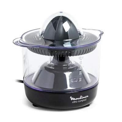 Image de Centrifigeuse / Presse agrume Moulinex agrumes ultracompact noir
