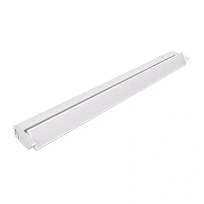 Image de ledscom.de LED Unterbauleuchte LIWO, pivotant, 58cm, 9,8 W, 1080lm, blanc sans câble d&#039;alimentation, interrupteur, mur, 230v, prise, 60cm, réglette, armoire, Led, lampe, applique, meuble bas,