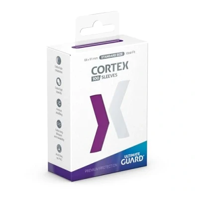 Image de Ultimate Guard Cortex Lot de 100 manchons protection pour chien Violet 66 x 91 mm