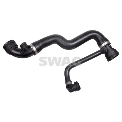 Image de SWAG 20 93 7461 Durite De Refroidissement gauche supérieur EPDM (éthylène propylène diène caoutchouc) avec raccords rapides BMW: 3 Berline, Coupe