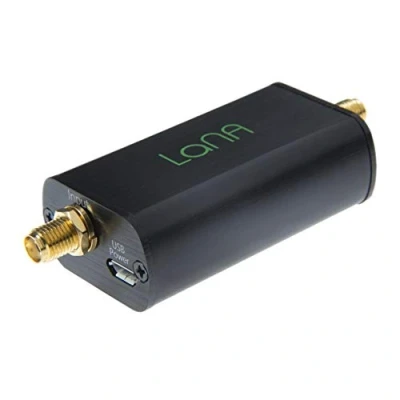 Image de Lana Module d&#039;Amplificateur à Très Faible Bruit (LNA) pour Radio RF et Logiciel (SDR) avec Boîtier Accessoires. Capacité de Fréquence Large Bande 20MHz 4000MHz Options d&#039;alimentation