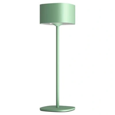 Image de Calex Lampe à poser rechargeable LED Serino, verte, aluminium, 2 700 K