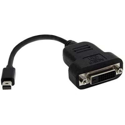 Image de StarTech.com Adaptateur Mini DisplayPort vers DVI Convertisseur Actif D Vidéo 1080p Câble mDP ou Thunderbolt 1/2 Mac/PC DVI, Single Link (MDP2DVIS)