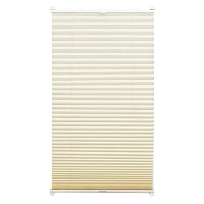 Image de GARDINIA Store Plissé à Clipser, Opaque, Kit de Montage Inclus, 2 Rails EASYFIX, Ivoire, 100 x 130 cm (BxH)